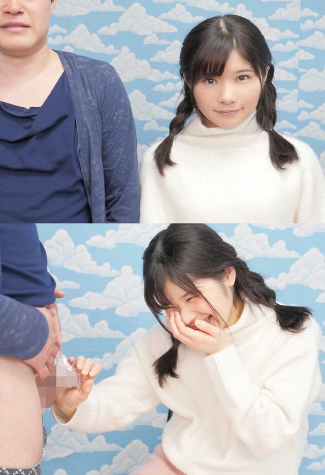 ラップ1枚被せて友達と素股してくれませんか？と偽り溶けるラップを仕込んでウブなお嬢さんに生ハメ、中出しさせちゃいました！ 藤井林檎