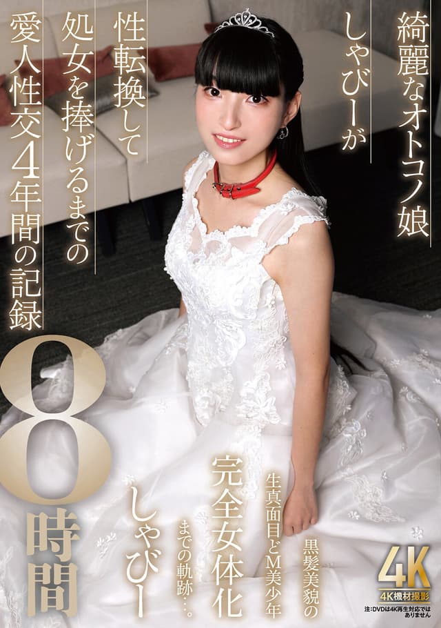 綺麗なオトコノ娘しゃびーが性転換して処女を捧げるまでの愛人性交4年間の記録8時間