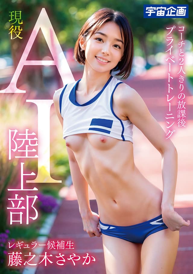 現役 AI 陸上部 レギュラー候補生 藤之木さやか コーチと2人きりの放課後 プライベートトレーニング