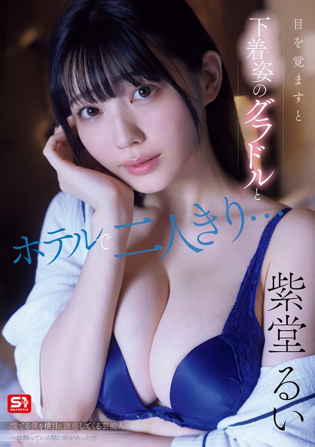 目を覚ますと下着姿のグラドルとホテルで二人きり…慌てる僕を横目に誘惑してくる芸能人一体酔っている間に何があった！？ 紫堂るい