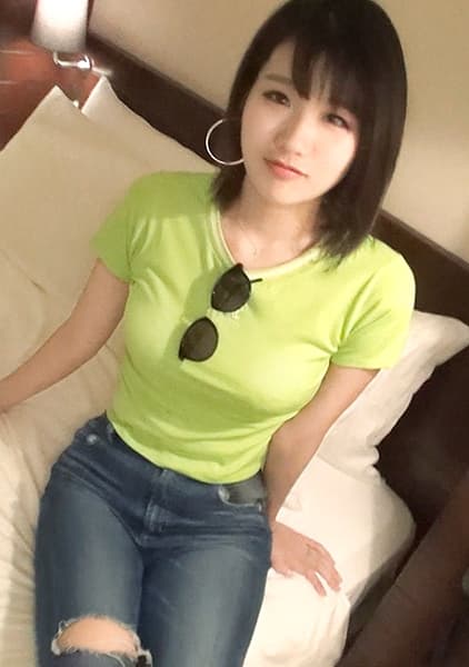 【初撮り】【桃色Fカップ】【ウェイ系DJ】笑った顔が幼い高身長のクラブDJ。「遊んでない！」と言う彼女はベッドの上でウソがバレる。 ネットでAV応募→AV体験撮影 1053