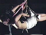 和服美女縛り・逆海老吊りの戦慄