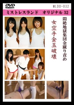 女空手金玉破壊