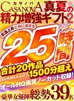 【VRお中元】合計20作品25時間1500分超えオールHQ画質ノーカット収録！気温上昇と共に高まるCASANOVA真夏の精力増強ギフト2